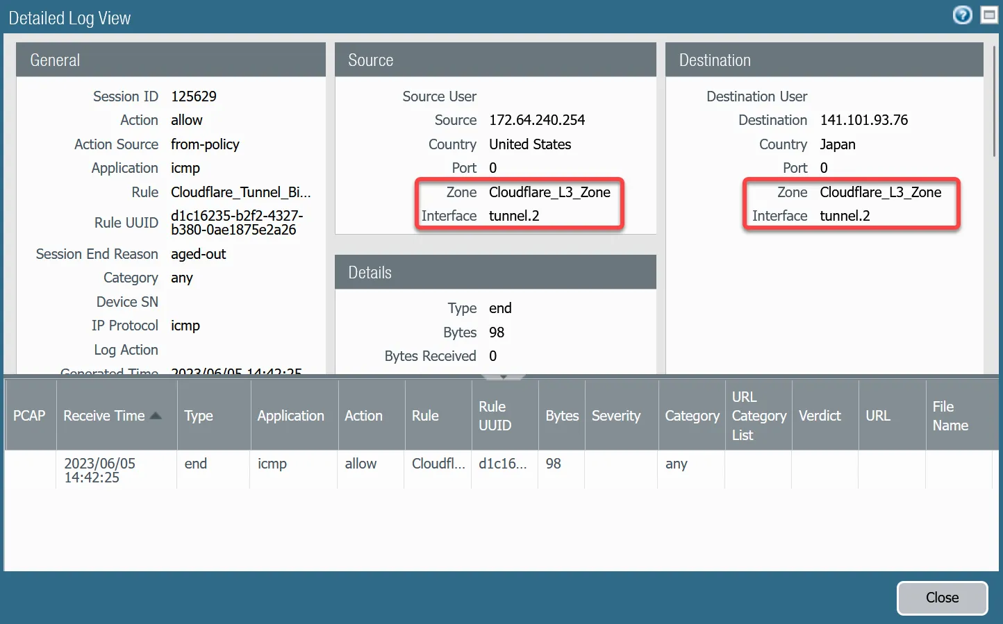 Bidirectional Health Check Logging - tunnel.2